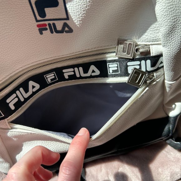 Mini White Fila Backpack - Picture 2 of 10